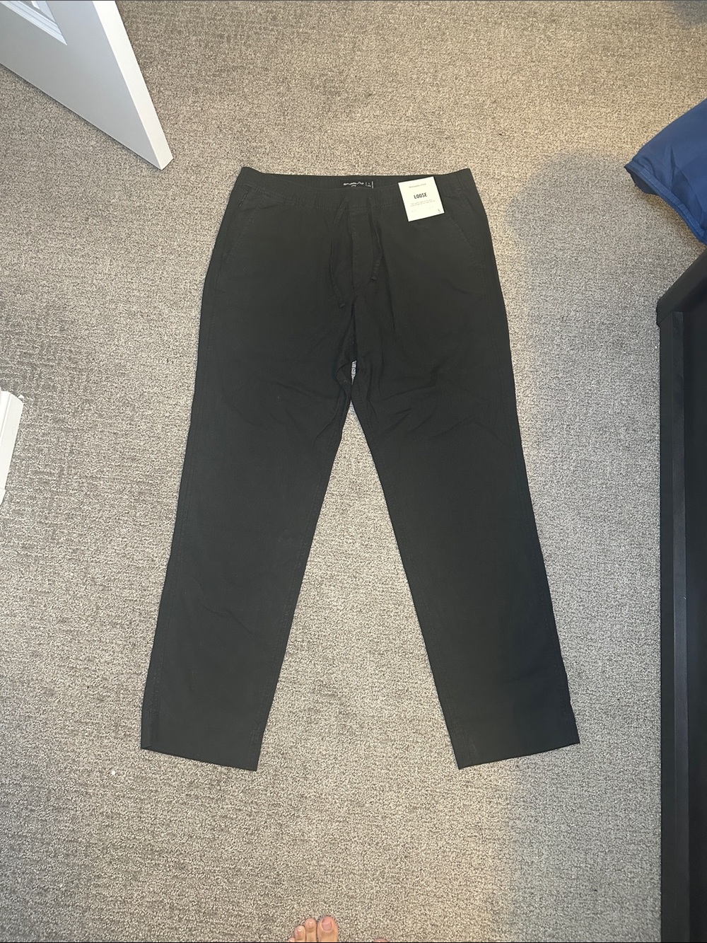Abercrombie & Fitch Men's Black Chinos